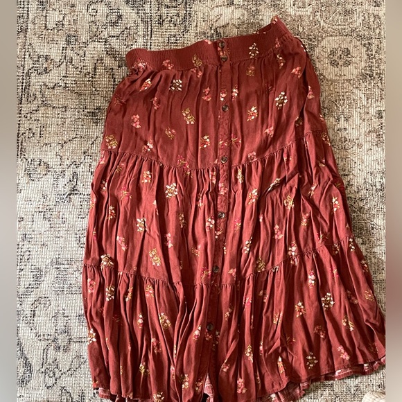 Sonoma Floral Tiered Skirt - Picture 2 of 5